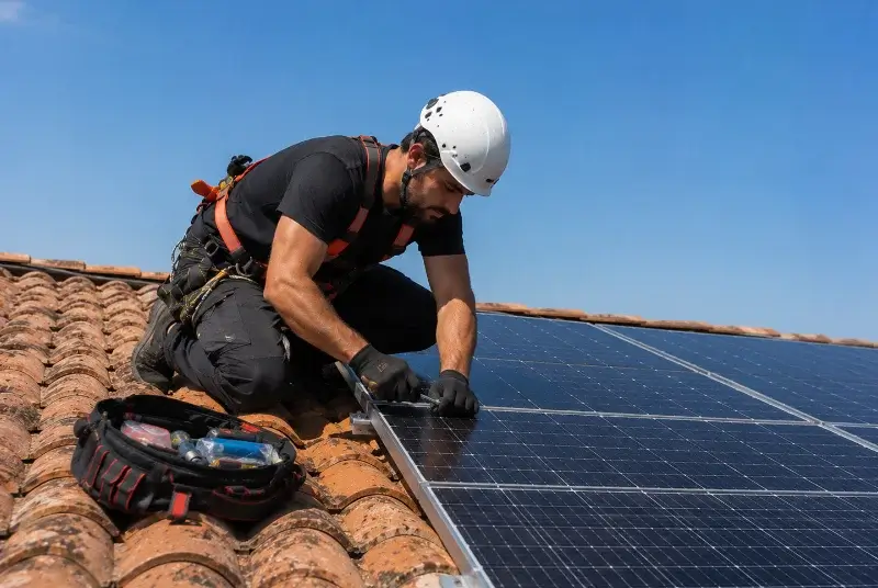 Maintenance et monitoring de panneaux solaires à Breitenbach